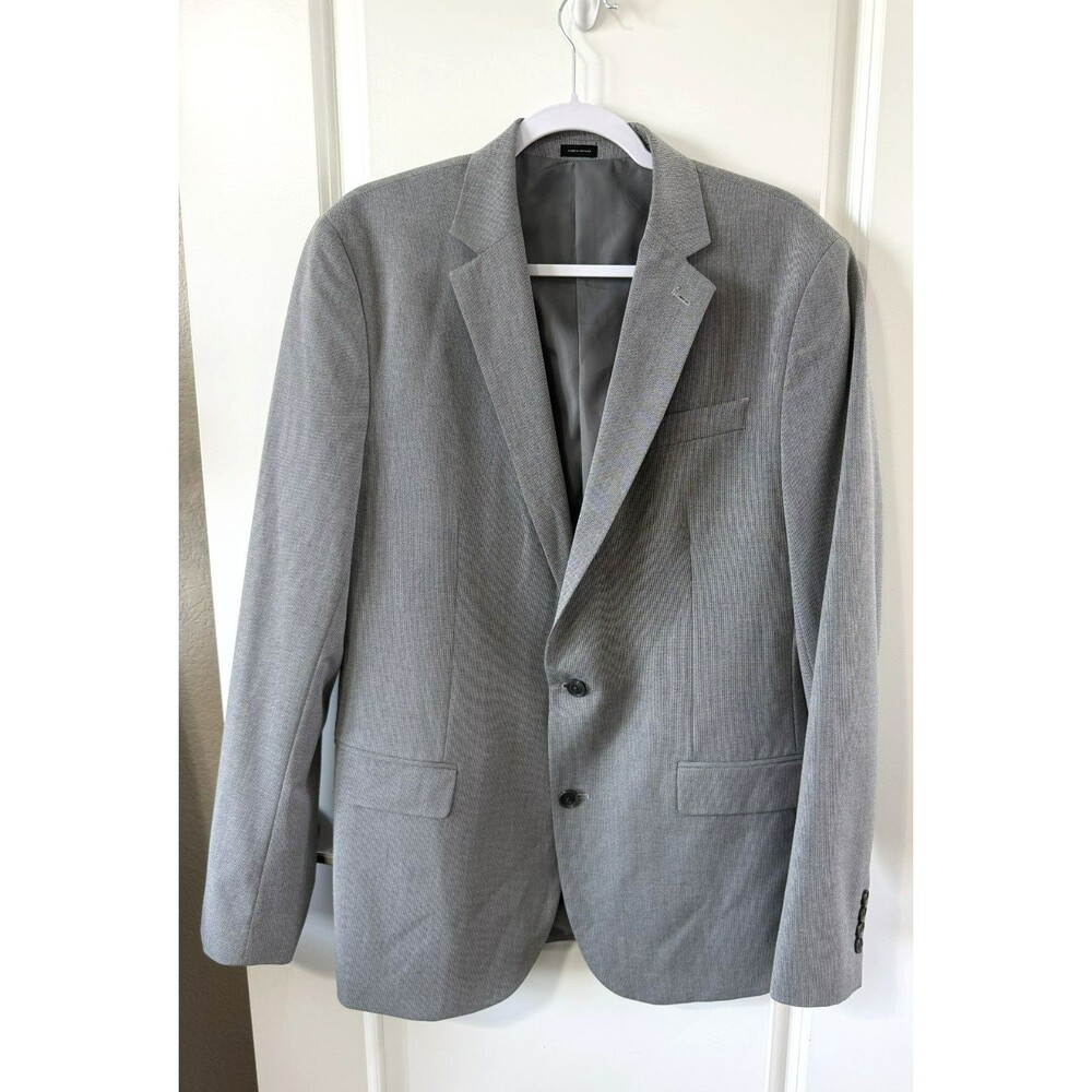 J Ferrar Suit Jacket Mens 42 Long Slim Fit Gray